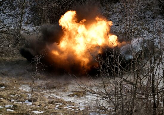 Russia Ukraine Military Operation Engineer Unit