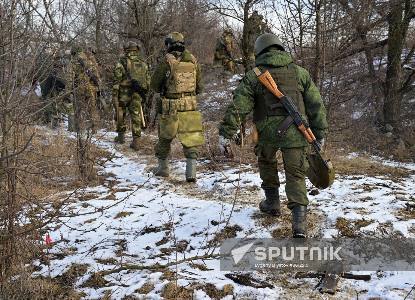 Russia Ukraine Military Operation Engineer Unit