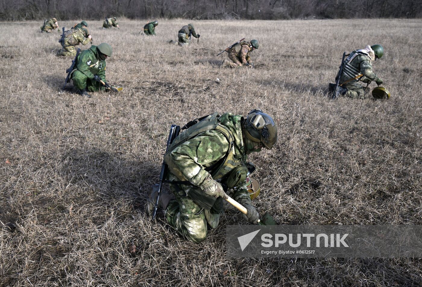 Russia Ukraine Military Operation Engineer Unit