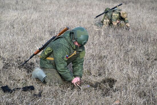 Russia Ukraine Military Operation Engineer Unit