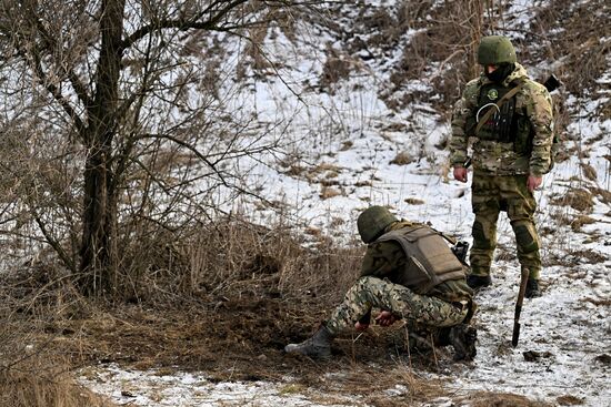 Russia Ukraine Military Operation Engineer Unit