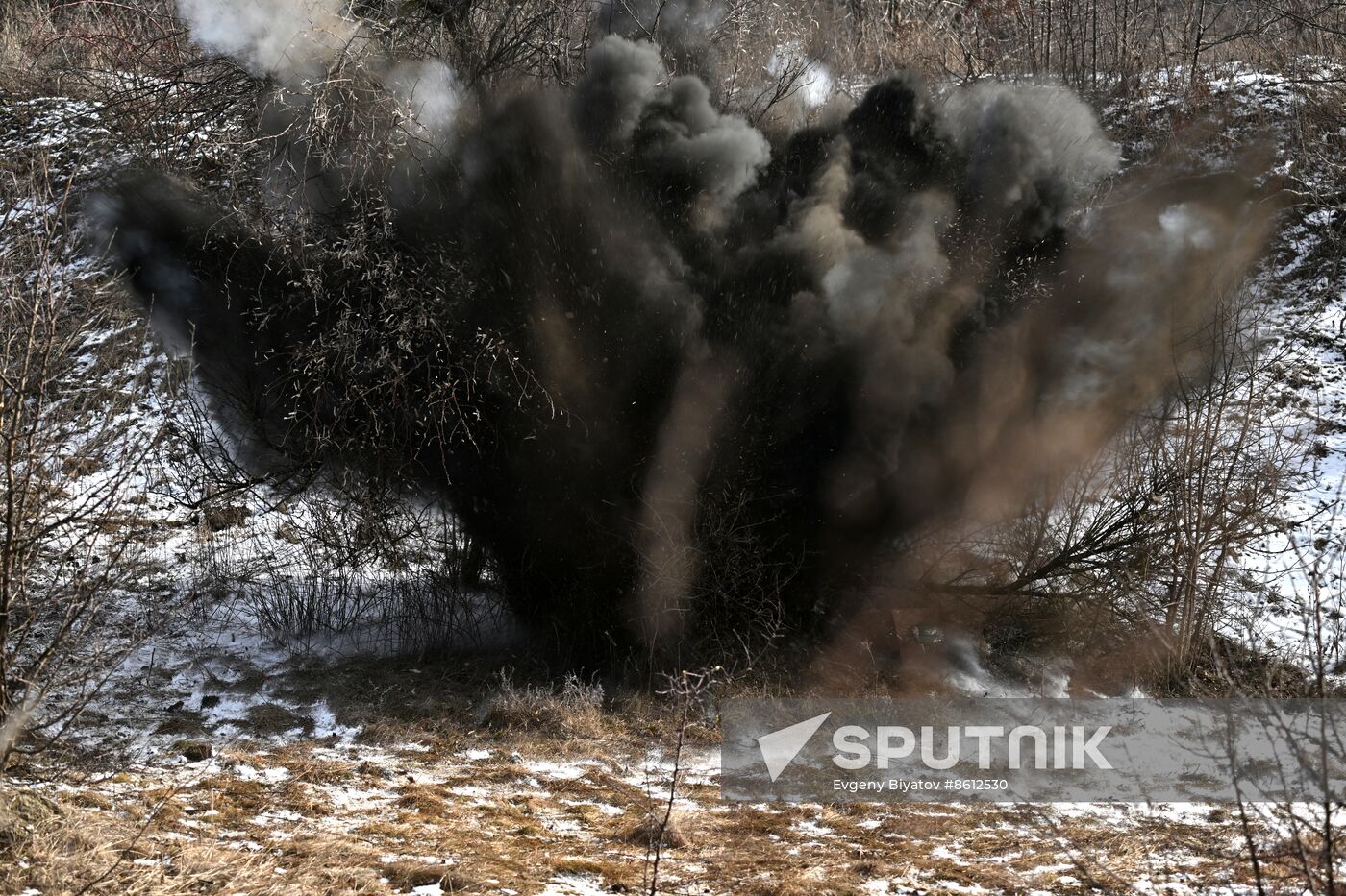 Russia Ukraine Military Operation Engineer Unit