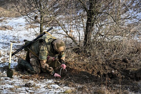 Russia Ukraine Military Operation Engineer Unit