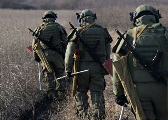 Russia Ukraine Military Operation Sappers