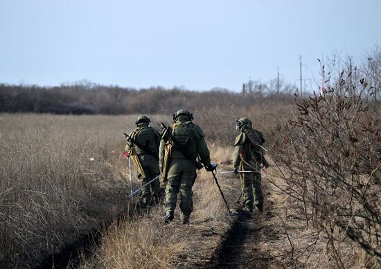 Russia Ukraine Military Operation Sappers