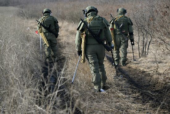 Russia Ukraine Military Operation Sappers