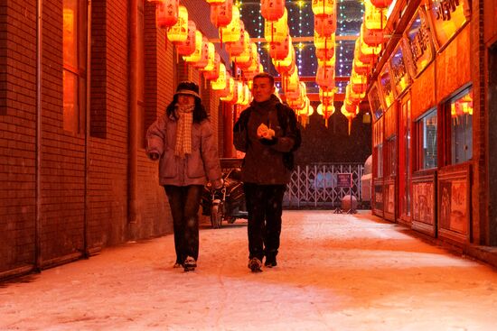 China Lunar New Year Preparations