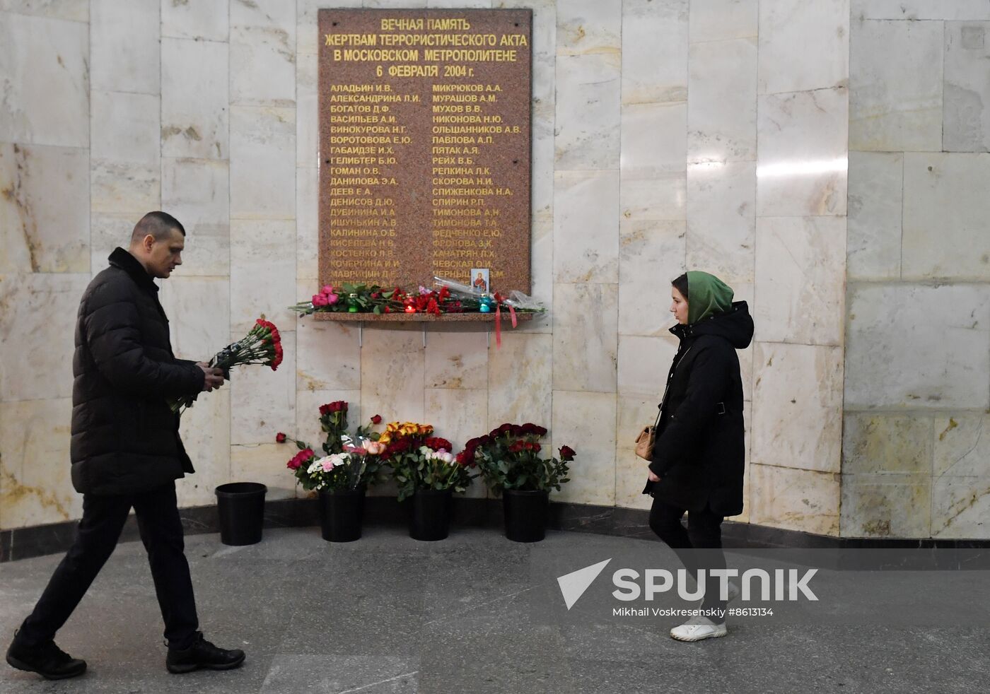 Russia Moscow Metro Blast Attack Anniversary