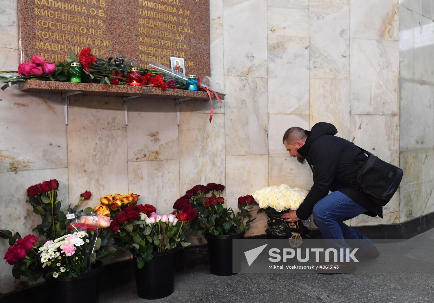 Russia Moscow Metro Blast Attack Anniversary