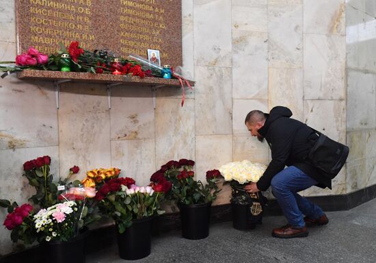 Russia Moscow Metro Blast Attack Anniversary