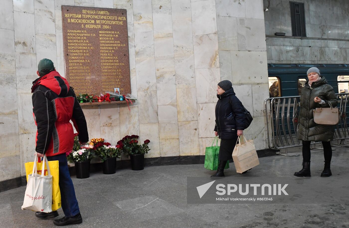 Russia Moscow Metro Blast Attack Anniversary