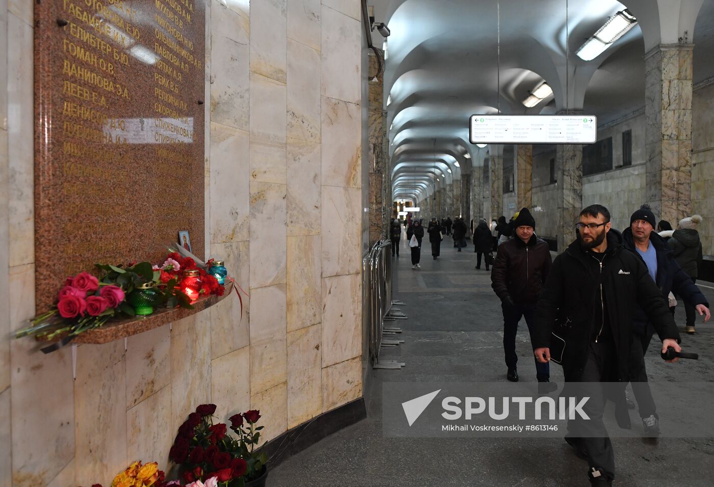 Russia Moscow Metro Blast Attack Anniversary