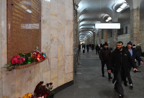 Russia Moscow Metro Blast Attack Anniversary