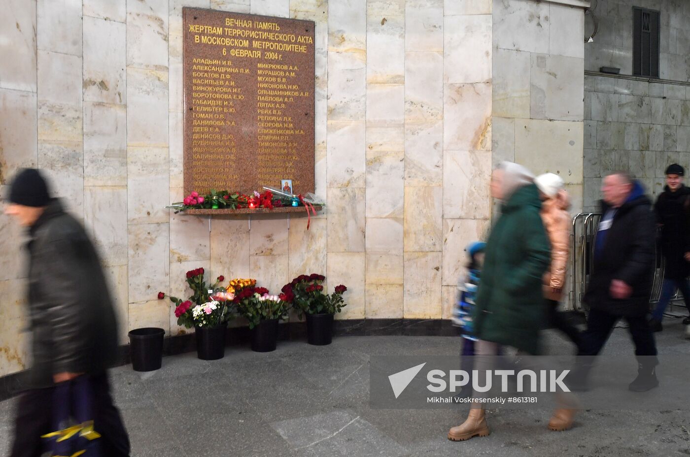 Russia Moscow Metro Blast Attack Anniversary