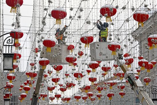 Russia Lunar New Year Preparations