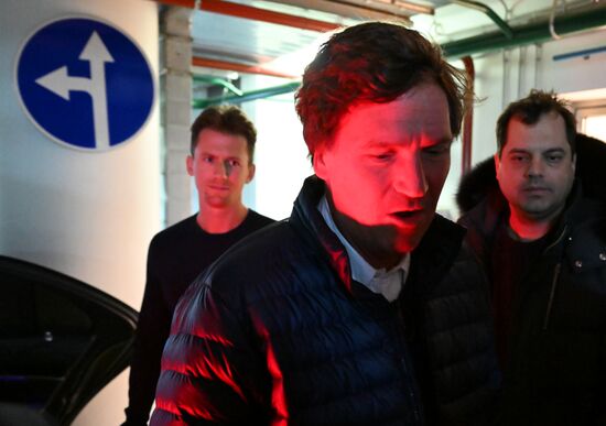 Russia US Journalist Carlson