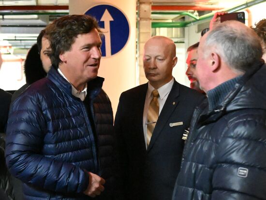 Russia US Journalist Carlson