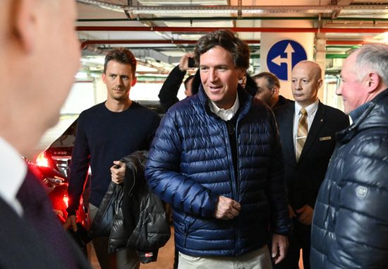 Russia US Journalist Carlson