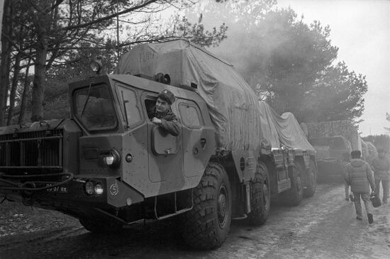 Russian troops' withdrawal from Baltic states