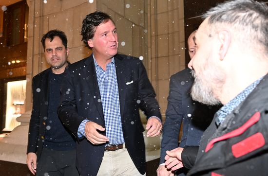 Russia US Journalist Carlson