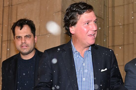 Russia US Journalist Carlson