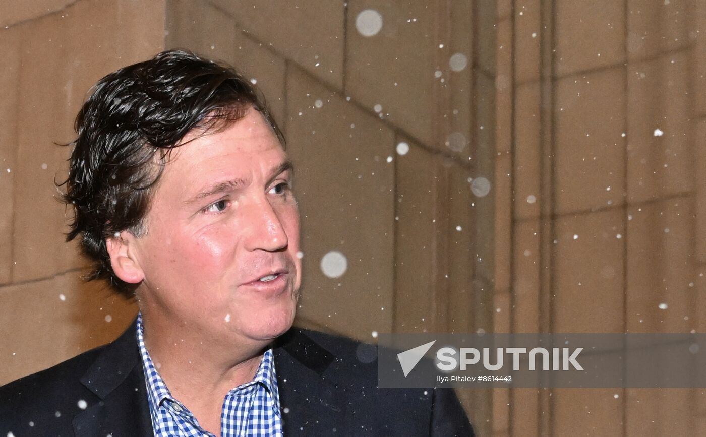 Russia US Journalist Carlson