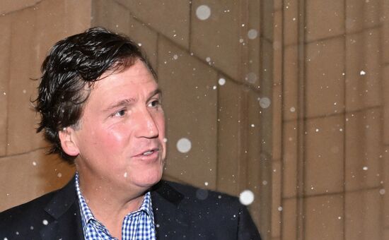 Russia US Journalist Carlson