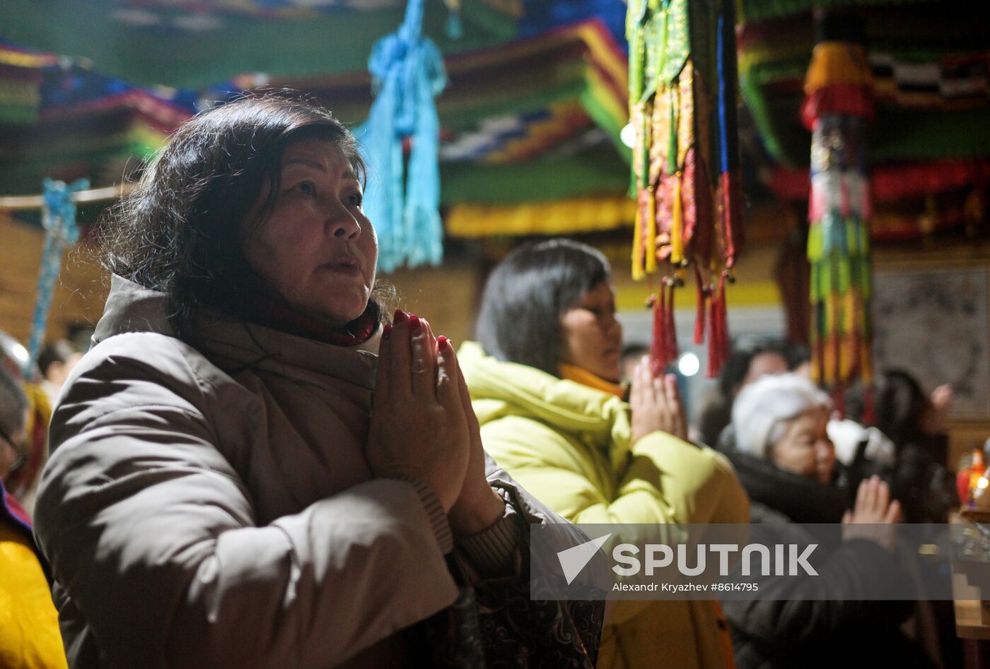 Russia Religion Buddhism Purification Ritual