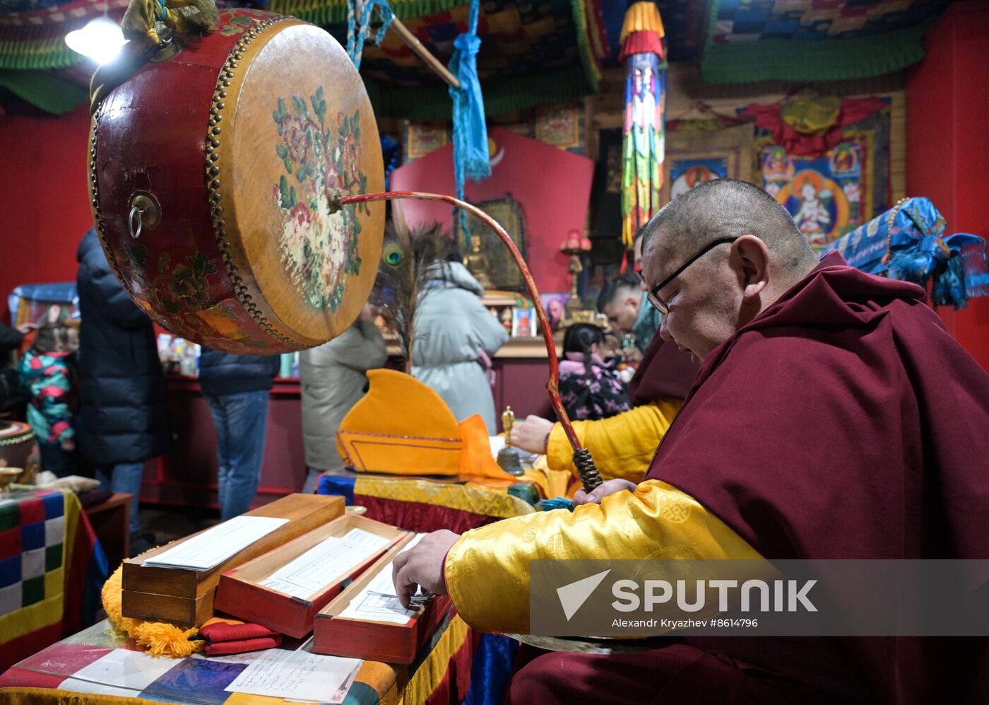 Russia Religion Buddhism Purification Ritual