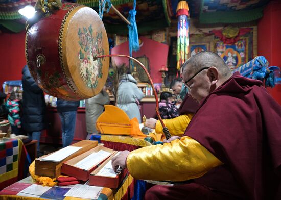 Russia Religion Buddhism Purification Ritual