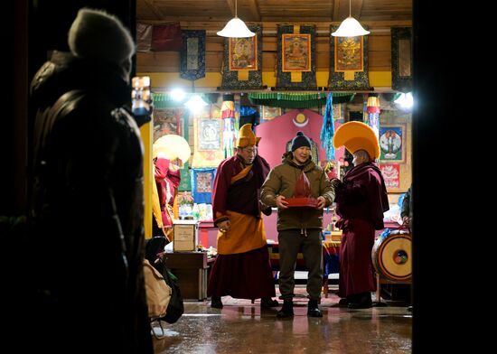 Russia Religion Buddhism Purification Ritual