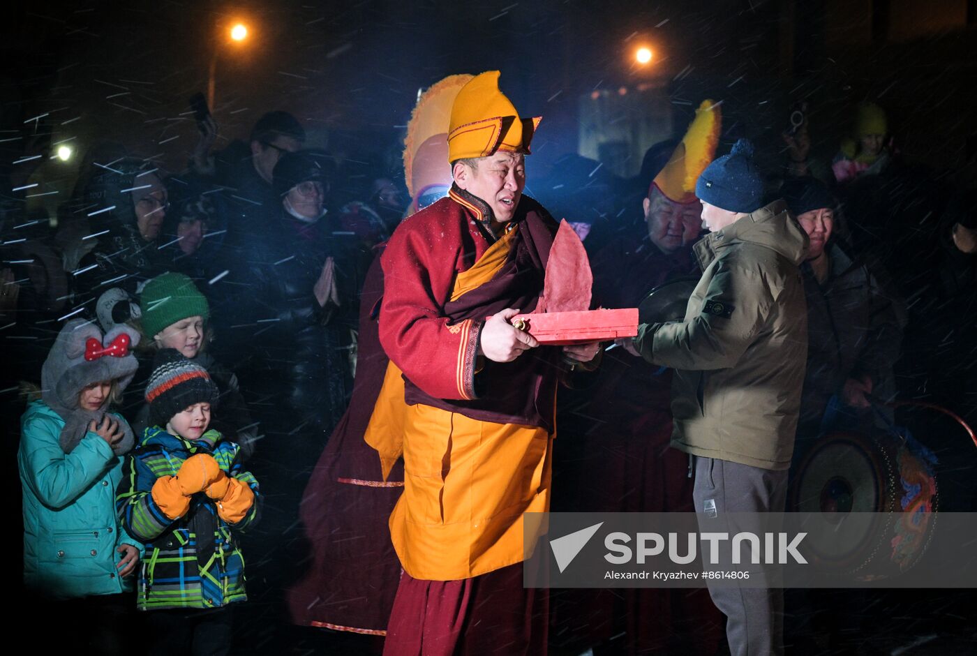 Russia Religion Buddhism Purification Ritual