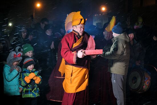 Russia Religion Buddhism Purification Ritual