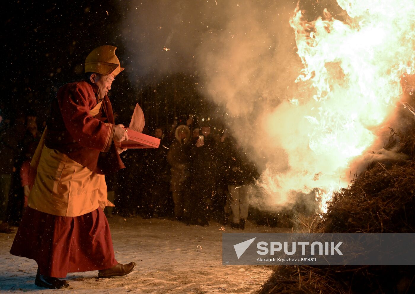 Russia Religion Buddhism Purification Ritual