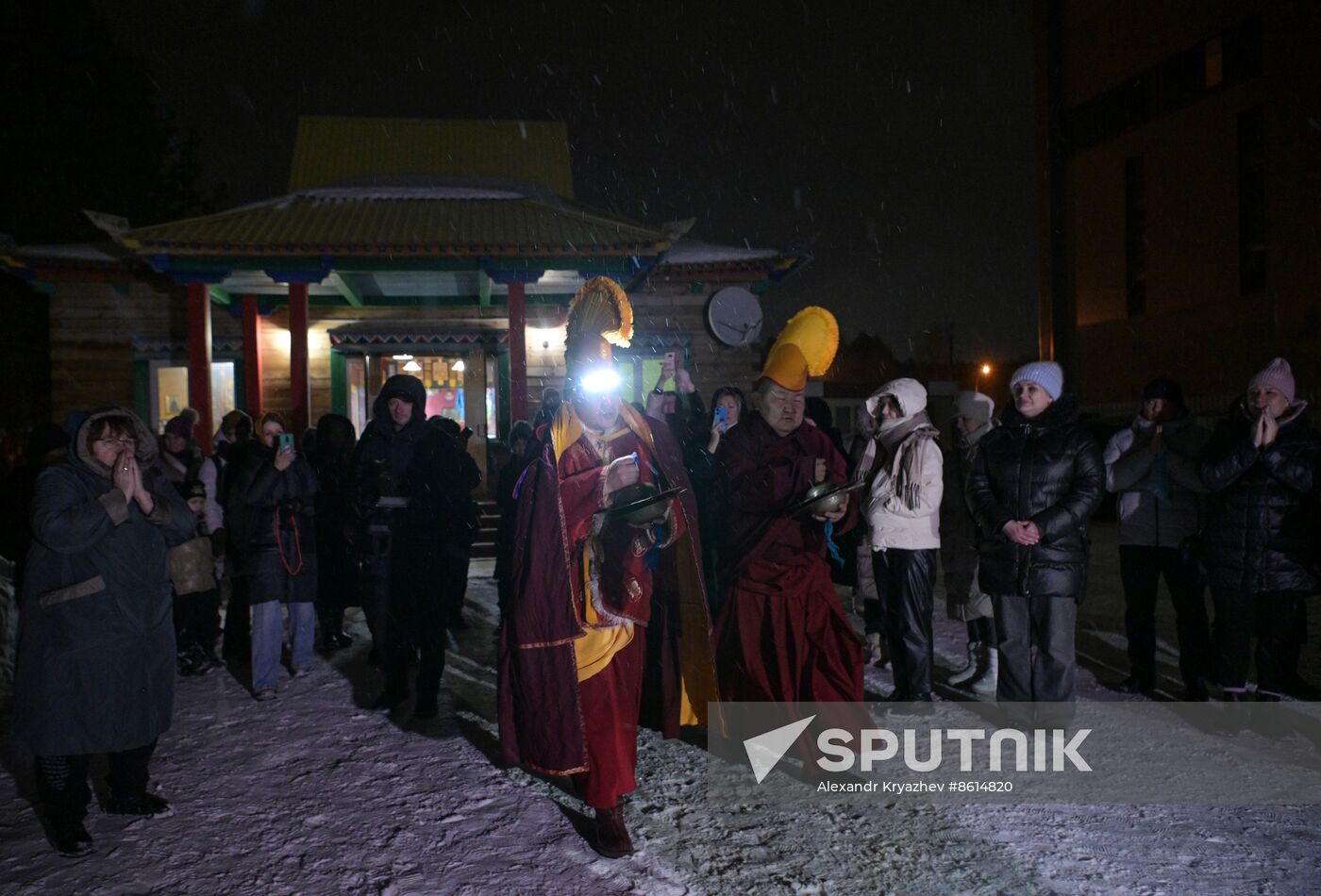 Russia Religion Buddhism Purification Ritual