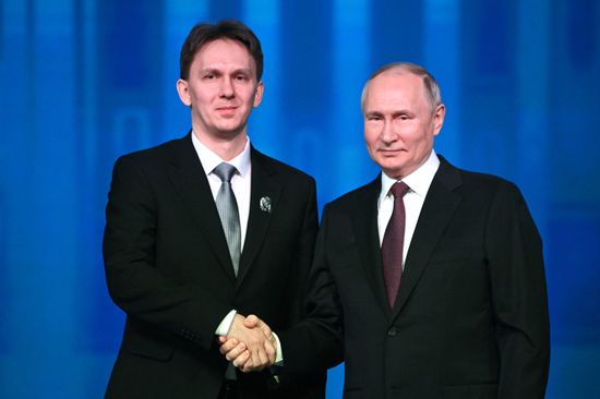 Russia Putin Sciences Academy Anniversary