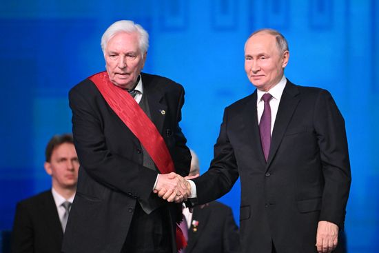 Russia Putin Sciences Academy Anniversary