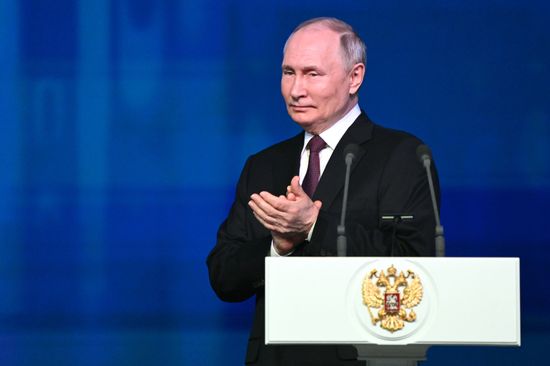 Russia Putin Sciences Academy Anniversary