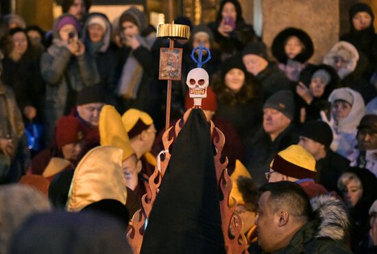 Russia Religion Buddhism Purification Ritual