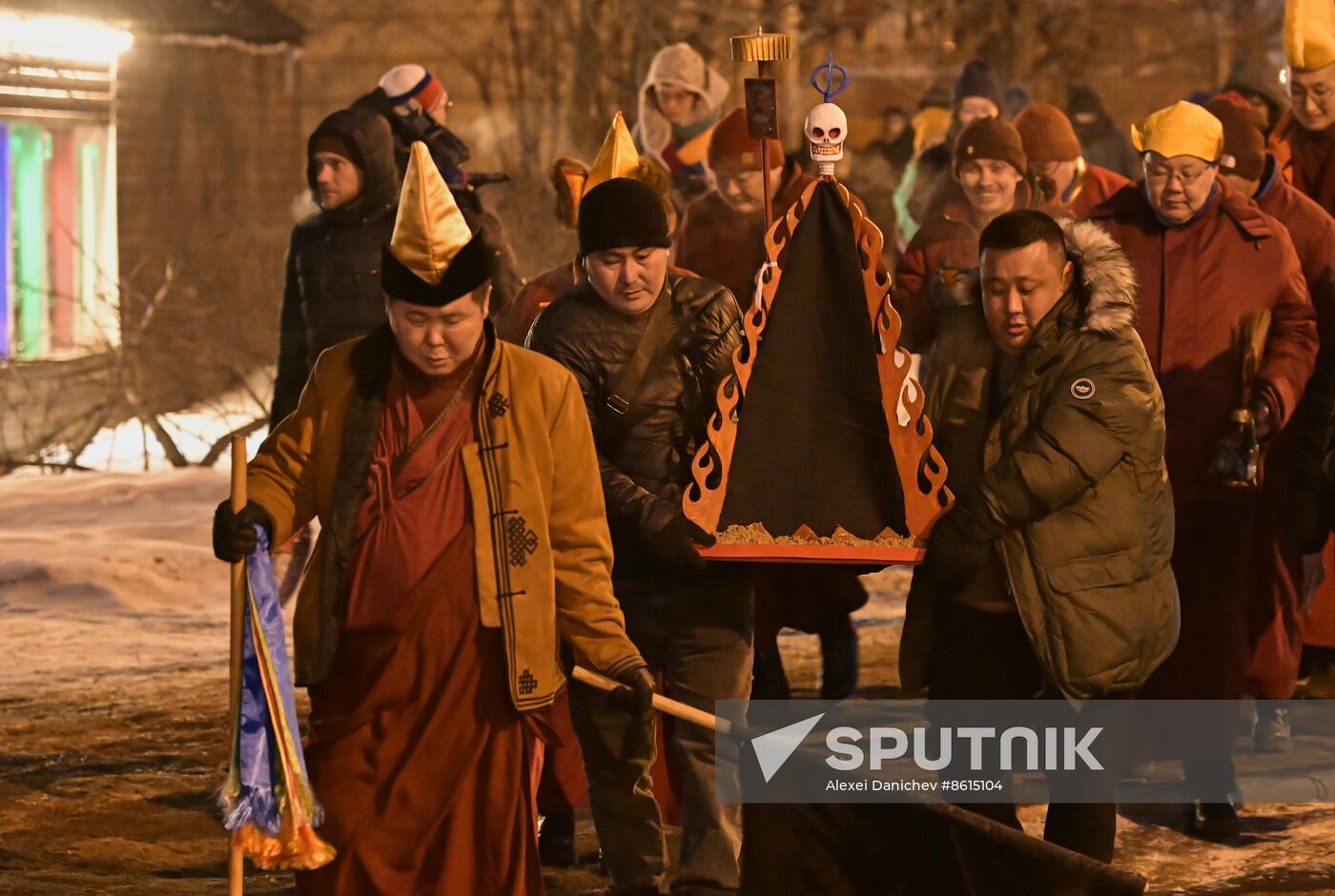 Russia Religion Buddhism Purification Ritual