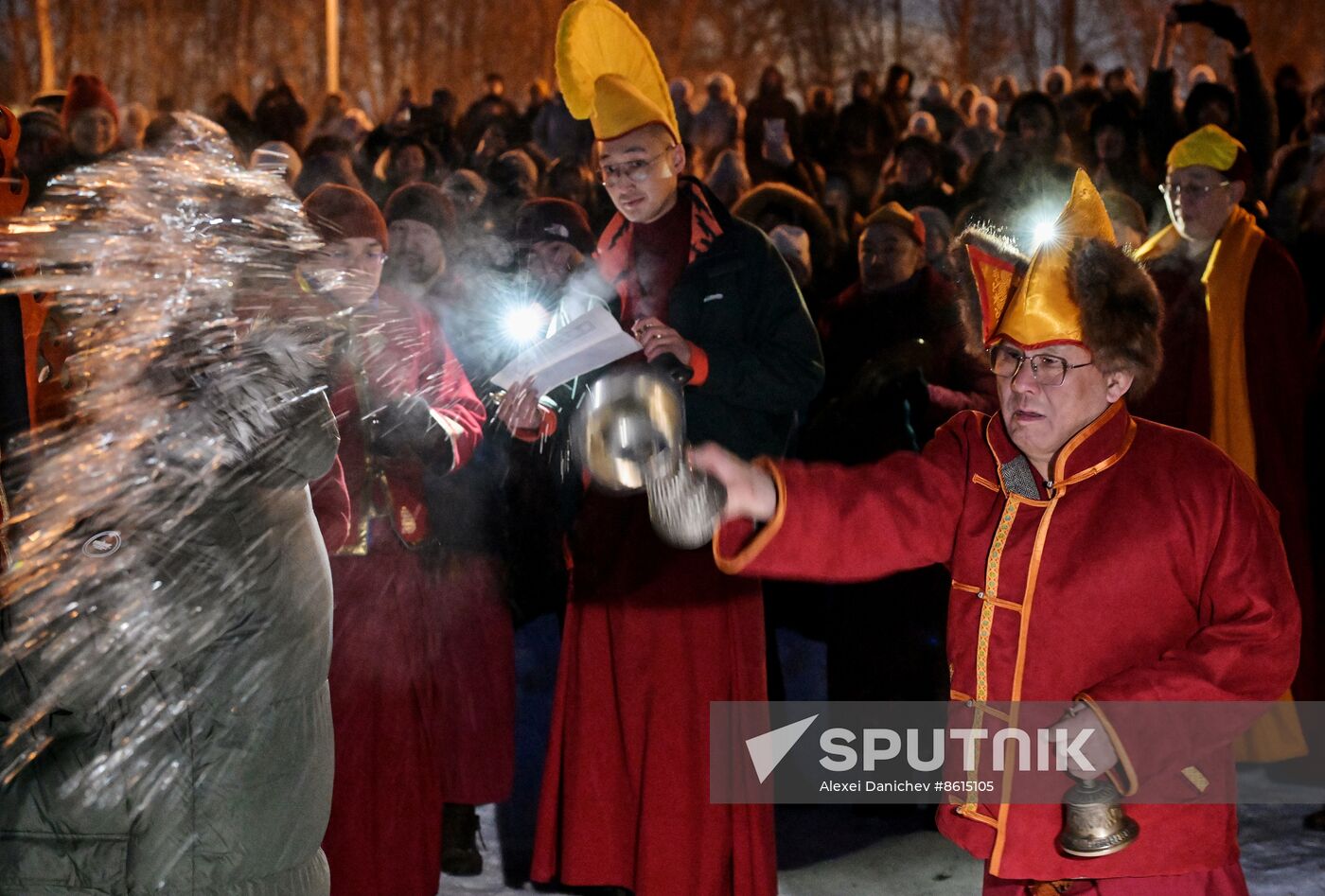 Russia Religion Buddhism Purification Ritual