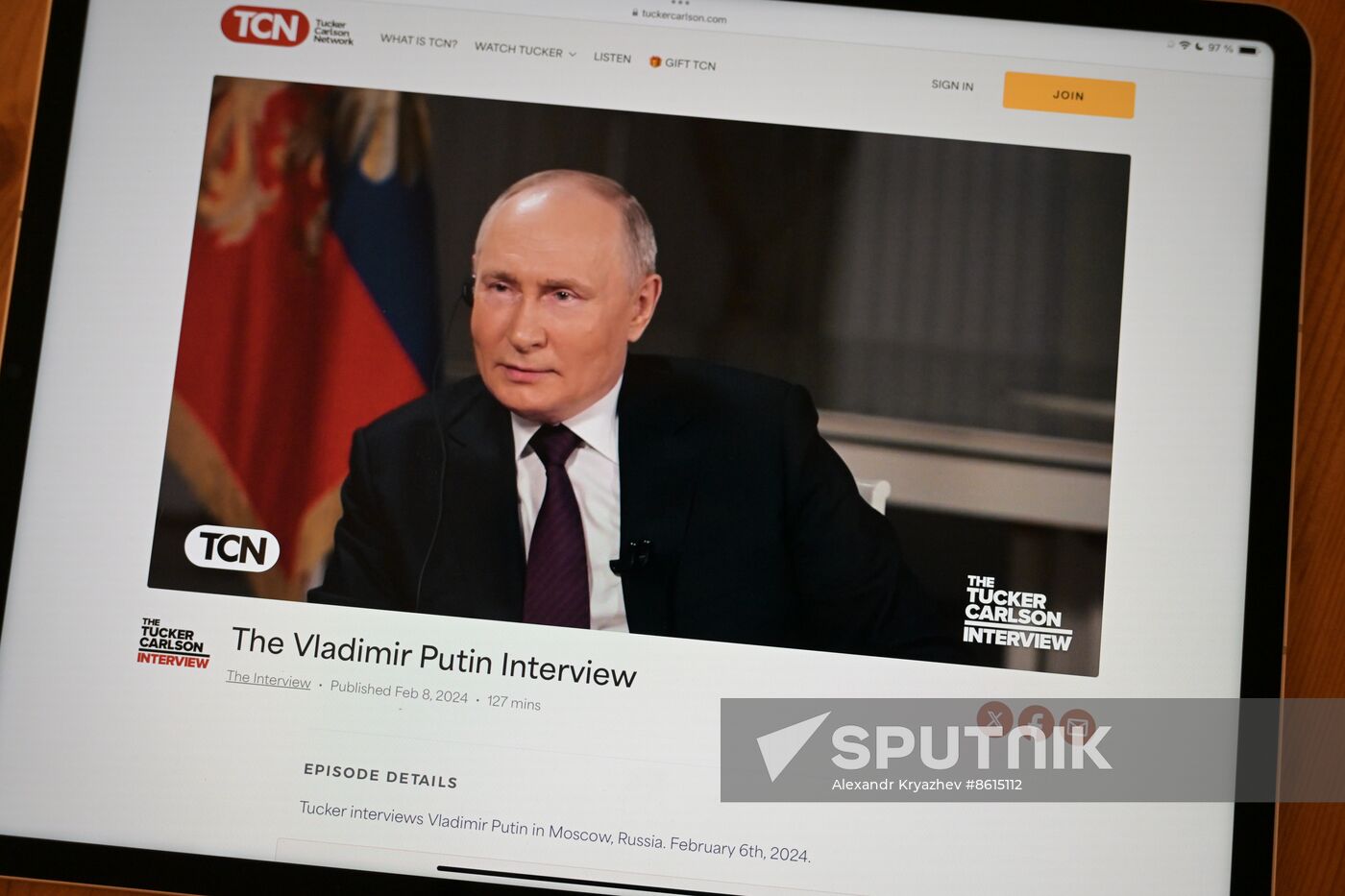 Russia Putin Carlson Interview