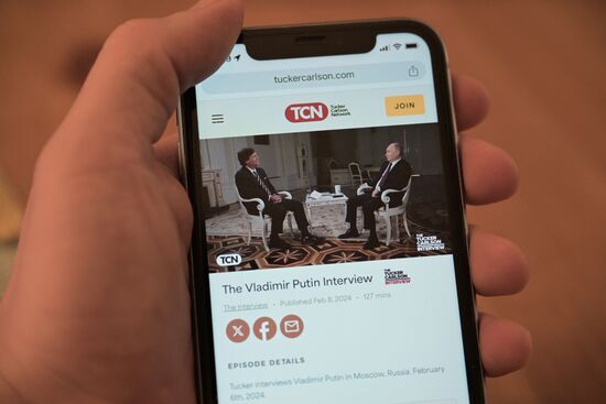 Russia Putin Carlson Interview