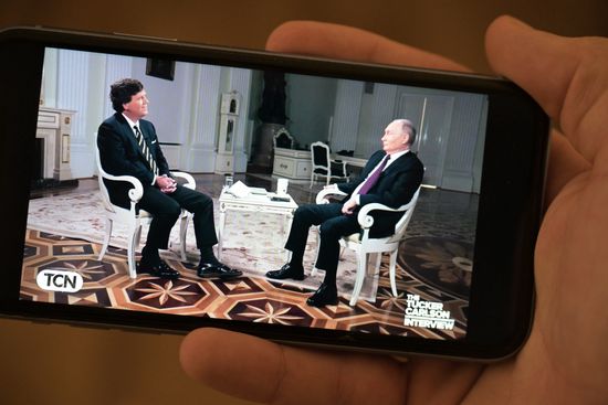 Russia Putin Carlson Interview