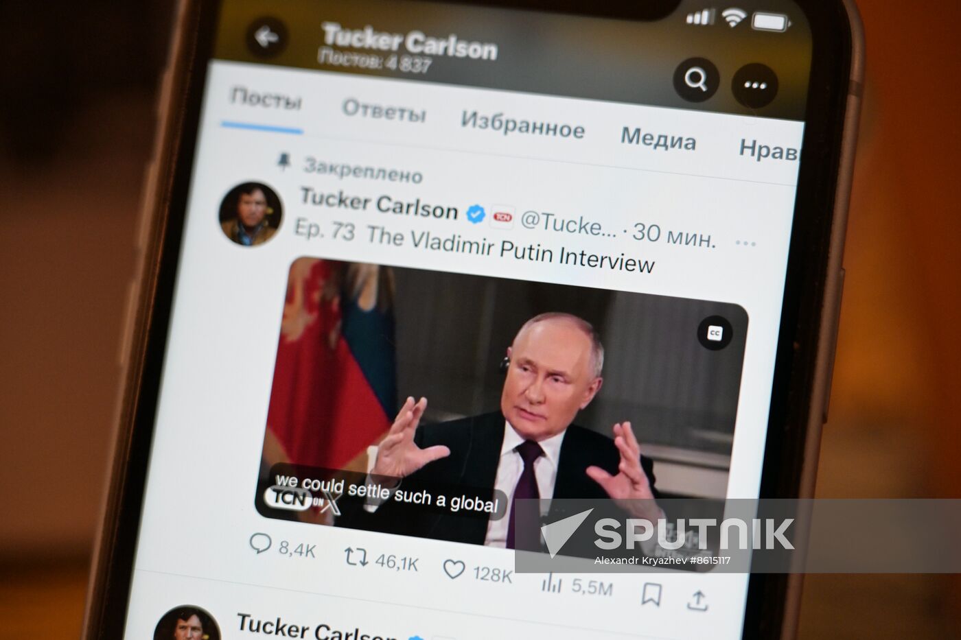 Russia Putin Carlson Interview