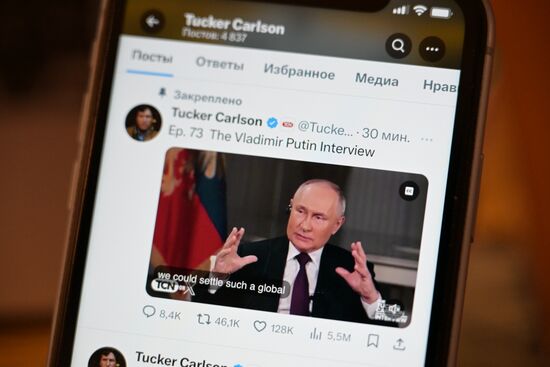 Russia Putin Carlson Interview