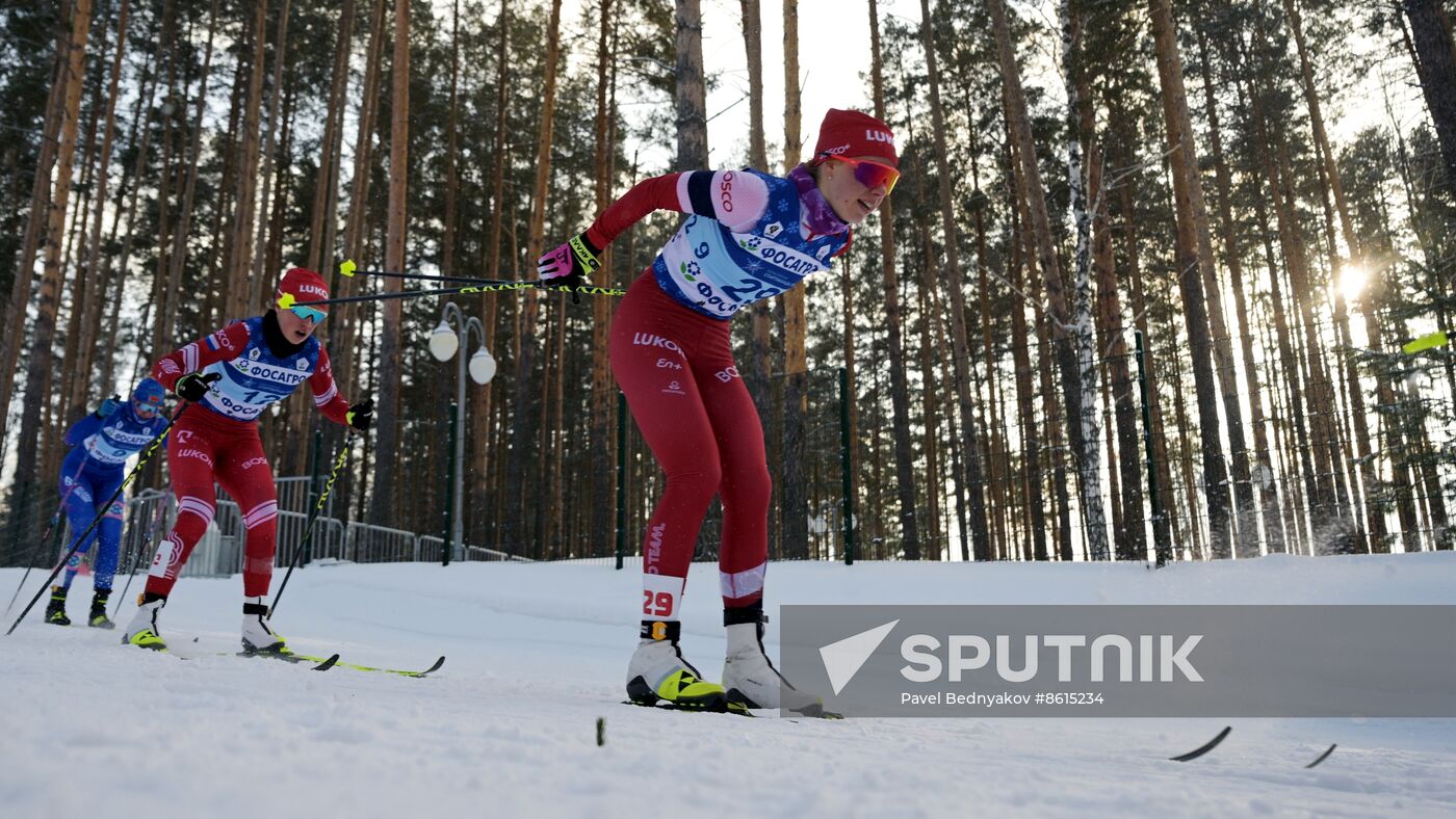 Russia Spartakiad Cross-Country Skiing Women Sprint