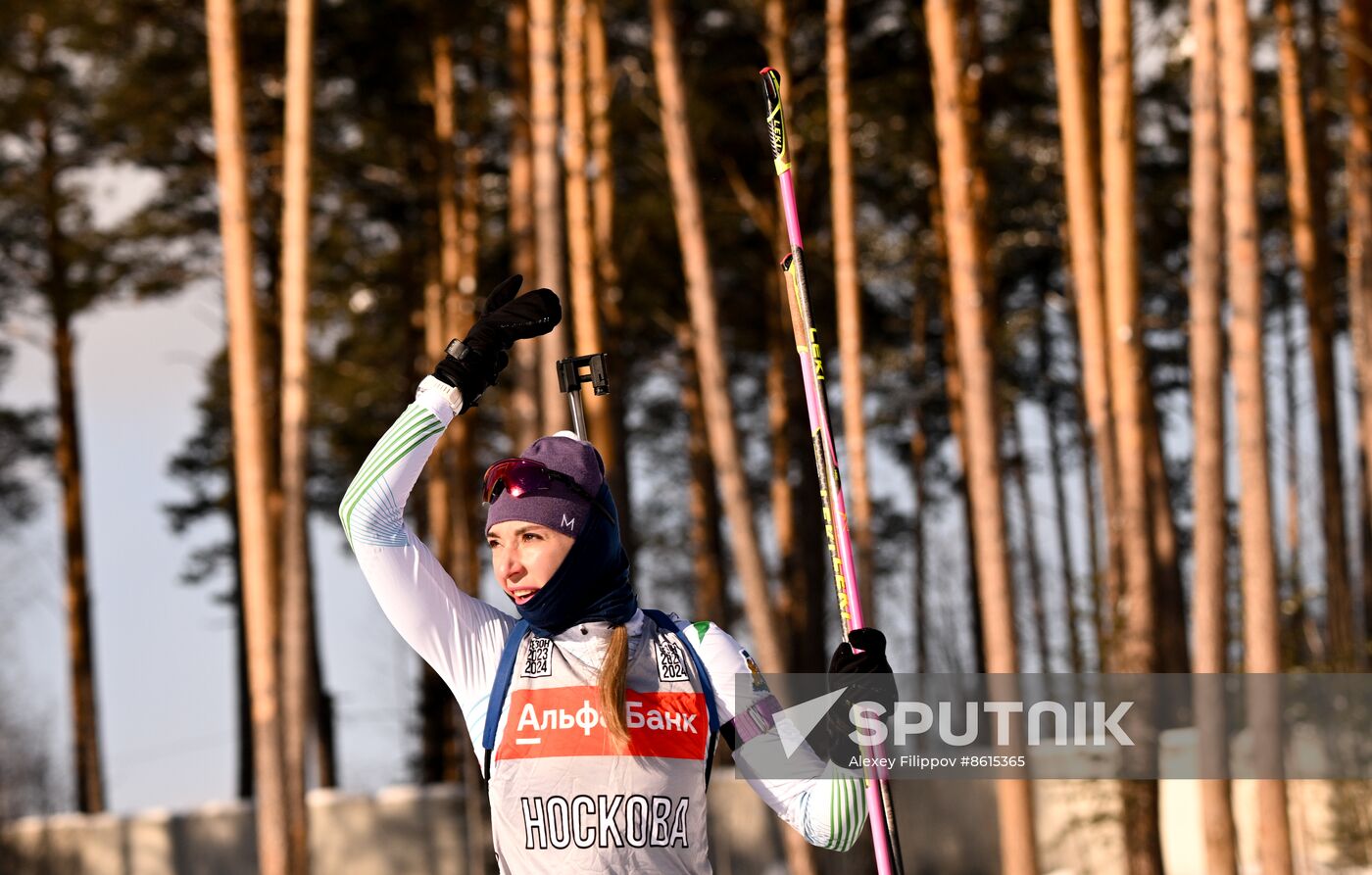 Russia Spartakiad Biathlon Training