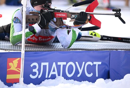 Russia Spartakiad Biathlon Training
