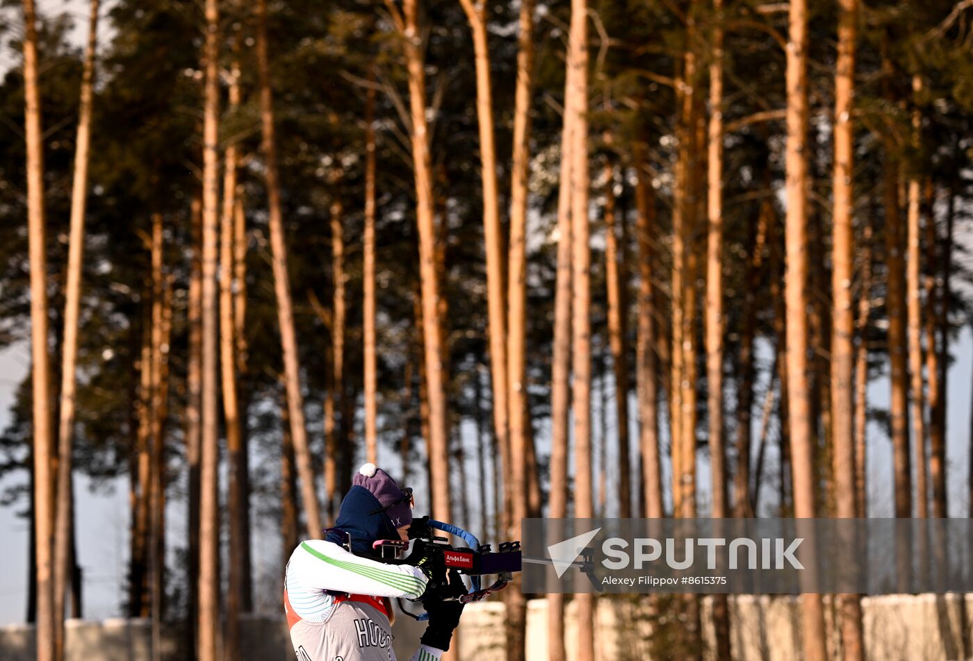 Russia Spartakiad Biathlon Training